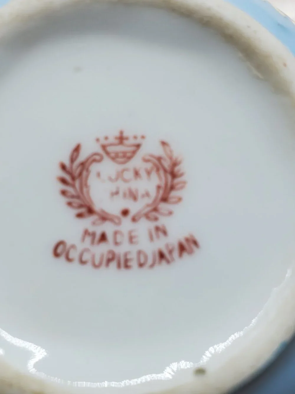 TRUE VINTAGE JAPANESE TEAPOT AND CREAMER